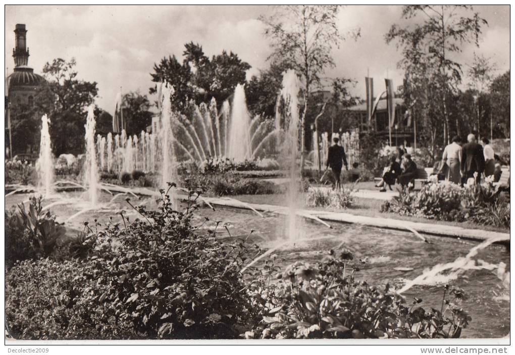 N2079 Karlsruhe Wasserspiele Used Perfect Shape - Karlsruhe