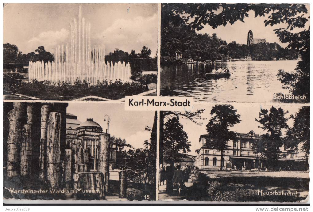 N2114  Karl Marx Stadt Multi Views Used Good Shape - Chemnitz (Karl-Marx-Stadt 1953-1990)