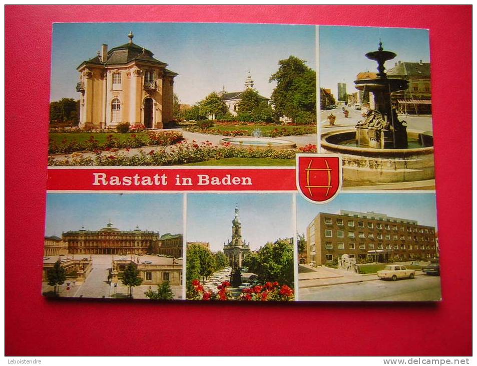 CPM-ALLEMAGNE- RASTATT IN BADEN-MULTI-VUES  -NON VOYAGEE-PHOTO RECTO / VERSO- - Rastatt