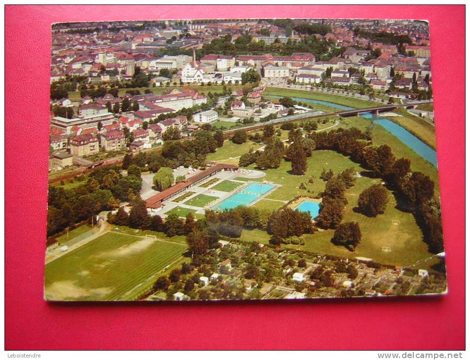 CPM-ALLEMAGNE-7550 RASTATT / BADEN-SCHWIMMBAD UND CAMPINGPLATZ-VOYAGEE 1976 -PHOTO RECTO / VERSO-ATTENTION ETAT MOYEN - Rastatt