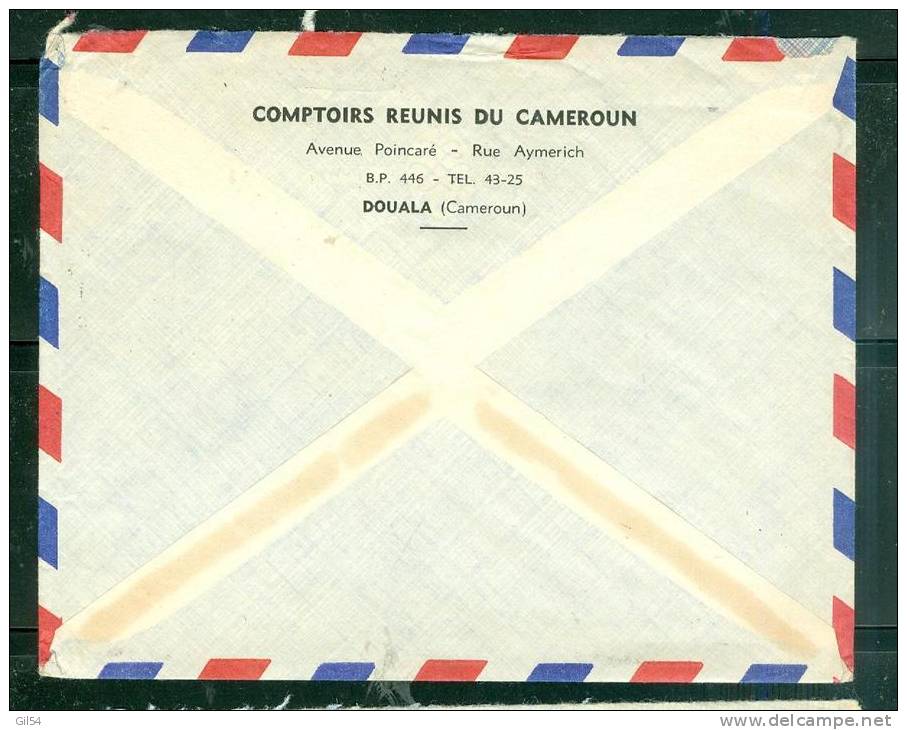 Lettre  De Douala ( Cameroun ) Pour Paris - Phi9509 - Cameroon (1960-...)