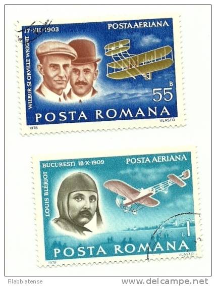 1979 - Romania PA 259/60 Pionieri Dell'aviazione C975     ------ - Zeppelines