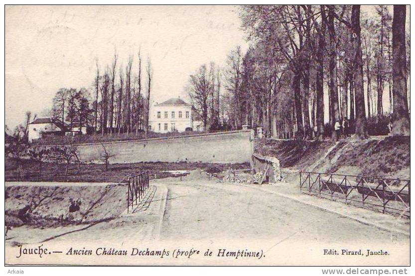 JAUCHE = Ancien Château Dechamps (propr. De Hemptinne)  (1903) - Andere & Zonder Classificatie