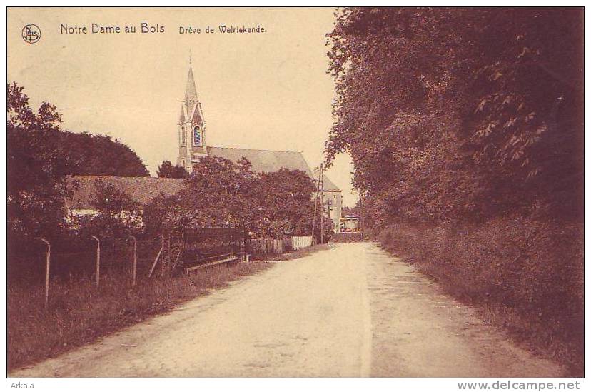 NOTRE DAME AU BOIS = Drève De Welriekende  (Nels) écrite - Autres & Non Classés