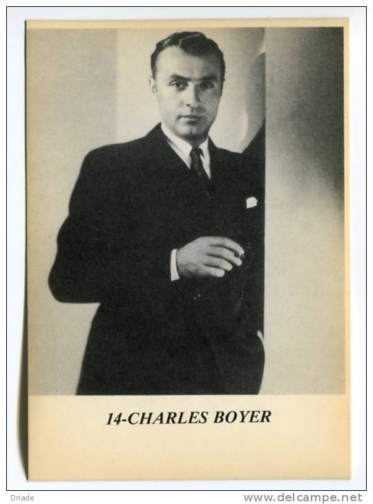 FIGURINA CHARLES BOYER ATTORE - Altri