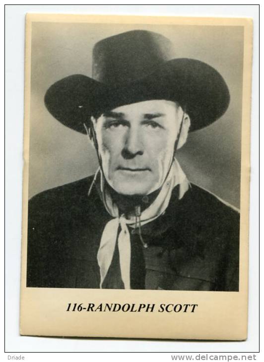 FIGURINA RANDOLPH SCOTT ATTORE - Altri