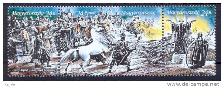 HUNGARY - 1996. 1100th Anniv Of Magyar Conquest (3. Issue) - MNH - Nuovi