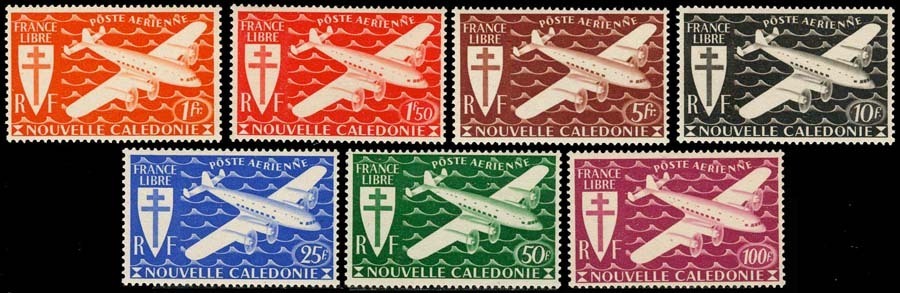 Nouvelle Calédonie (Y/T No, PA-046/52 ) [*] - Unused Stamps