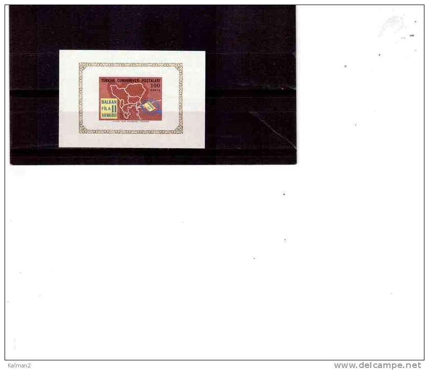BF129 -   TURCHIA     -    MINT**  BLOCK   CAT. UNIFICATO  NR. 13 - Unused Stamps