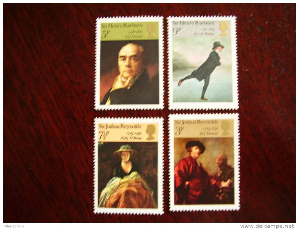 GB 1973 BRITISH PAINTINGS  Issue 4th.July  MNH Full Set Four Stamps To 9p. - Unclassified