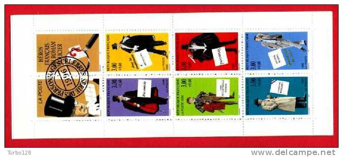 CARNET  N° BC3031 Personnages 1996 NON PLIE   Ier Chx. COTE: 10 E. - Commemoratives