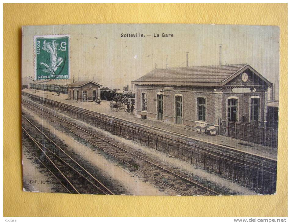 Dep 76 ; Cpa SOTTEVILLE , La Gare (ovm07) - Sotteville Les Rouen