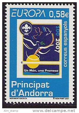 2007 Andorra  Esp.   Mi.  341 **MNH  Europa - 2007