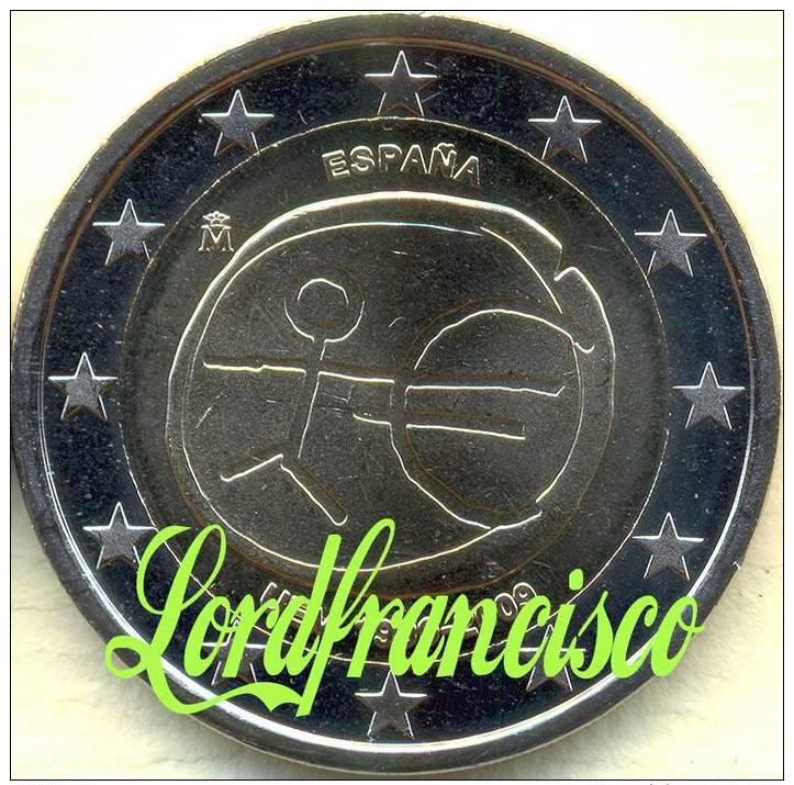 España - 2 Euros 2009 - EMU - ESTRELLAS GRANDES - España