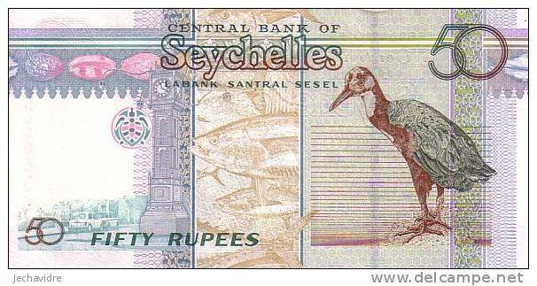 SEYCHELLES   50 Rupees  Non Daté (1998)  Pick 38     ***** BILLET  NEUF ***** - Seychellen