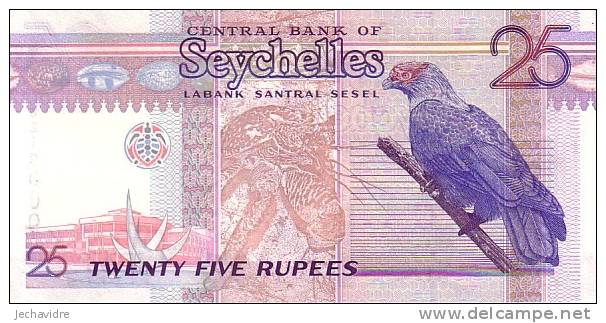 SEYCHELLES   25 Rupees  Non Daté (1998)  Pick 37     ***** BILLET  NEUF ***** - Seychellen