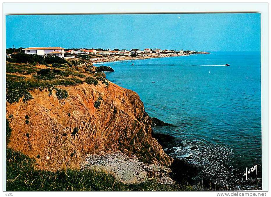 Dép 85 - Bretignolles Sur Mer - La Côte Entre La Parée Et La Sauzaie - Bon état - Semi Moderne Grand Format - Bretignolles Sur Mer