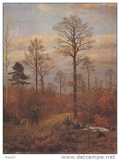 Art Print Reproduction On Original Painting Canvas, New Picture, Hungarian Painting, Hungary, Szinyei, Forest, Hunter - Prints & Engravings