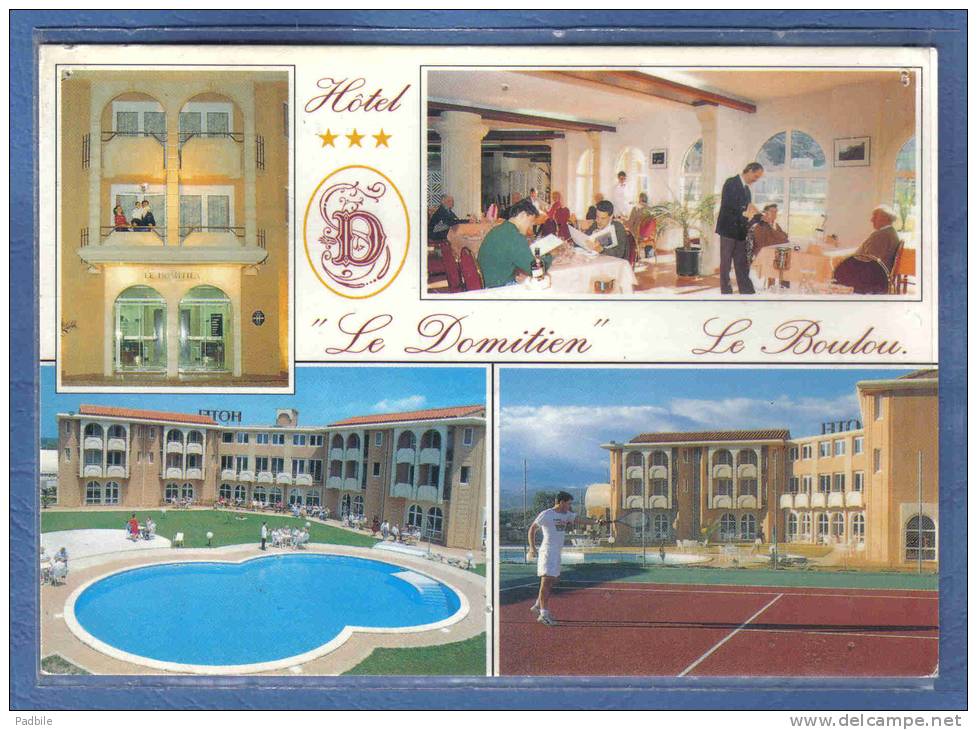 Carte Postale 66. Le Boulou  Hotel "Le Domitien"   Tennis  Piscine Trés Beau Plan - Autres & Non Classés