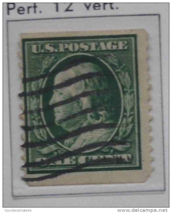 D I ++ USA UNITED STATES 191908-09 COIL STAMPS MCHL 162 G USED CANCELLED GEBRUIKT - Coils & Coil Singles