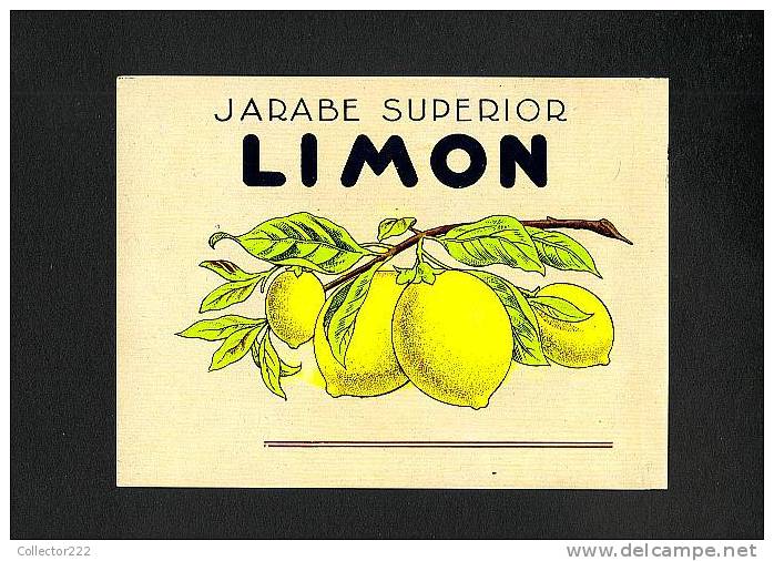 Etiquette De Liqueur: Limon (12´5 X 9´5 Cms) (Ref.35801) - Other & Unclassified