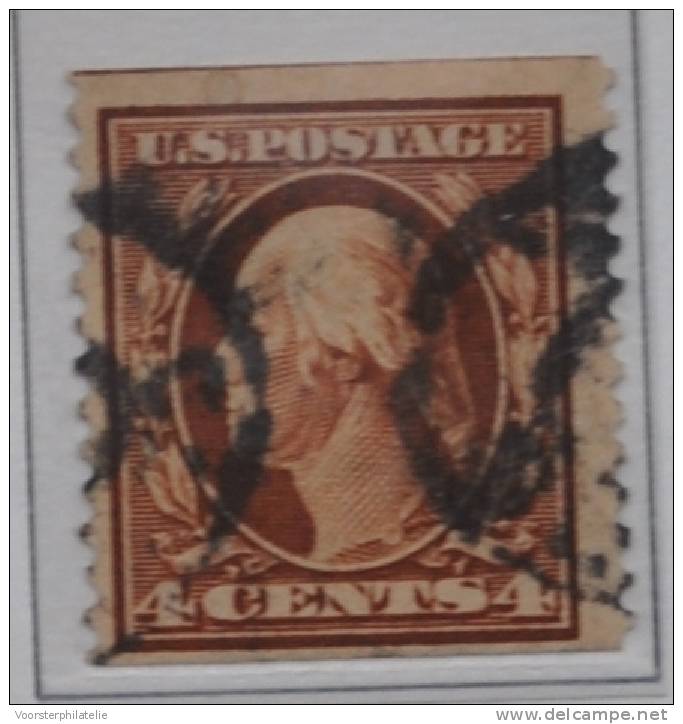 D I ++ USA UNITED STATES 1908-09 COIL STAMPS MCHL 165 G USED CANCELLED GEBRUIKT - Roulettes