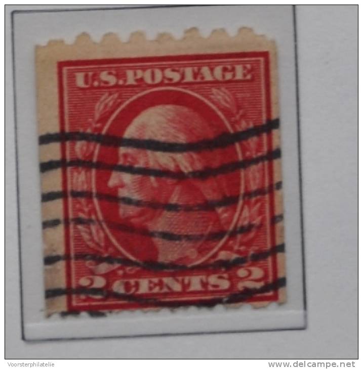 D I ++ USA UNITED STATES 1910-15 COIL STAMPS MCHL 179 H PERF 8,5 USED CANCELLED GEBRUIKT - Rollenmarken