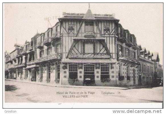 VILLERS SUR MER HOTEL DE PARIS ET DE LA PLAGE - Villers Sur Mer