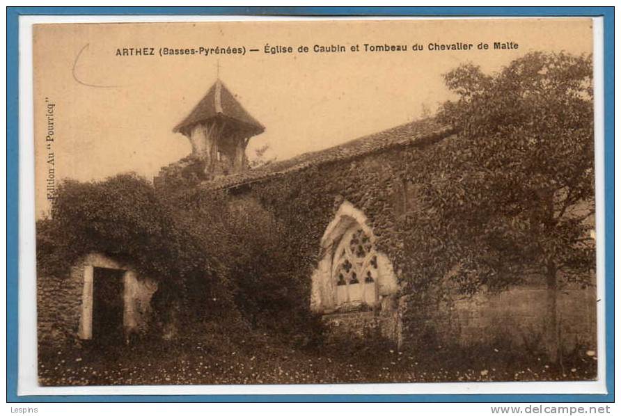 64 - ARTHEZ --  Eglise De Caubin.... - Arthez De Bearn