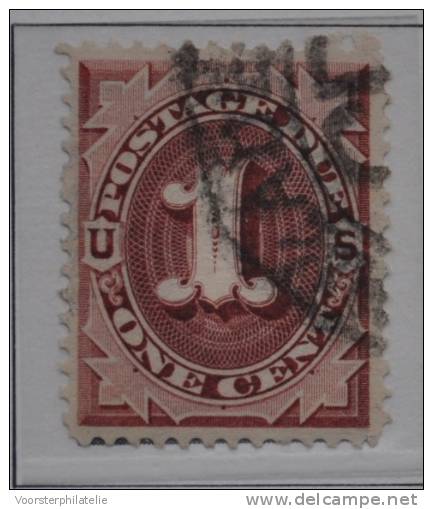 D I ++ USA UNITED STATES 1879 DUE MCHL 1A FOR PERFS SEE SCAN USED CANCELLED GEBRUIKT - Franqueo