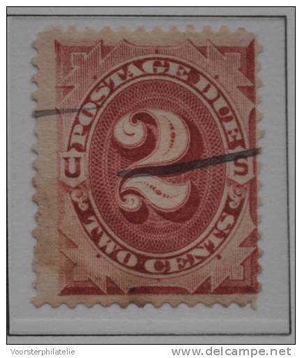 D I ++ USA UNITED STATES 1879 DUE MCHL 2B FOR PERFS SEE SCAN USED CANCELLED GEBRUIKT - Postage Due