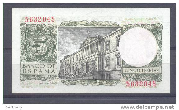 EDIFIL D 67  "5 PTAS 22 DE JULIO DE 1954" - 5 Pesetas