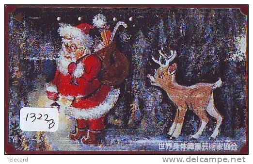 Télécarte Japon NOËL (1322b) MERRY CHRISTMAS  Phonecard Japan * Telefonkarte WEIHNACHTEN JAPAN * KERST NAVIDAD * NATALE - Christmas