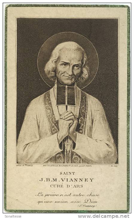 H. Johannes-Maria Vianney / Pastoor Van Ars - Images Religieuses