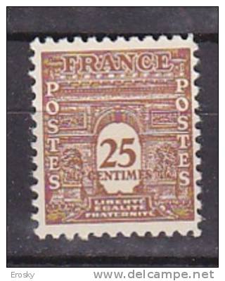 M2670 - FRANCE Yv N°622 ** - 1944-45 Arc De Triomphe