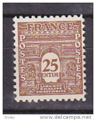 M2670 - FRANCE Yv N°622 ** - 1944-45 Triumphbogen