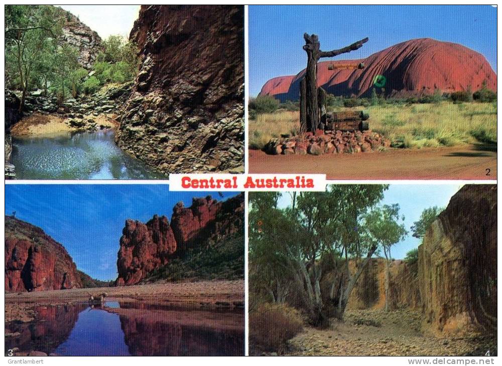 Central Australia - Serpentine Gorge, Ayers Rock, Glen Helen Gorge, Ochre Pits Used - Unclassified