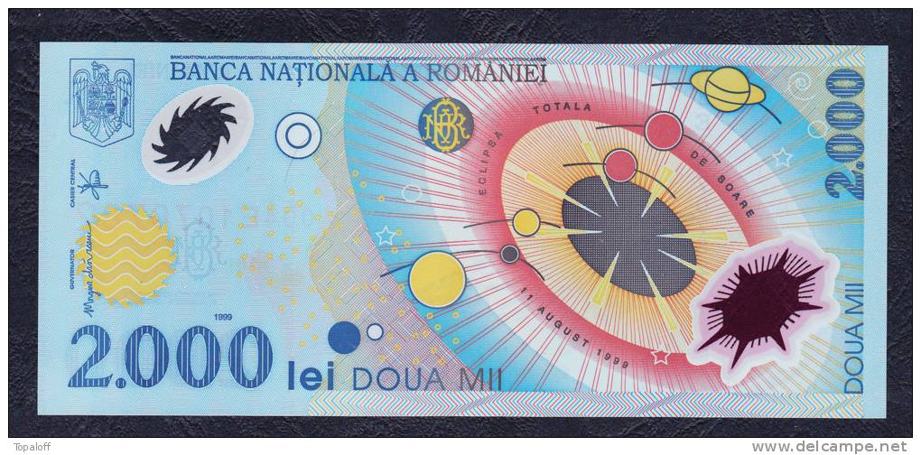 Billet Roumanie  Neuf        1er Billet En Plastique - Roemenië