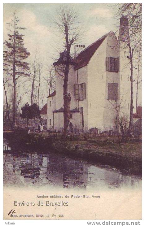 PEDE STE ANNE = Environs De Bruxelles = Ancien Château - Carte Couleur - Autres & Non Classés