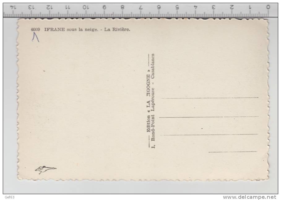 Ifrane Sous La Neige - La Rivière - Autres & Non Classés