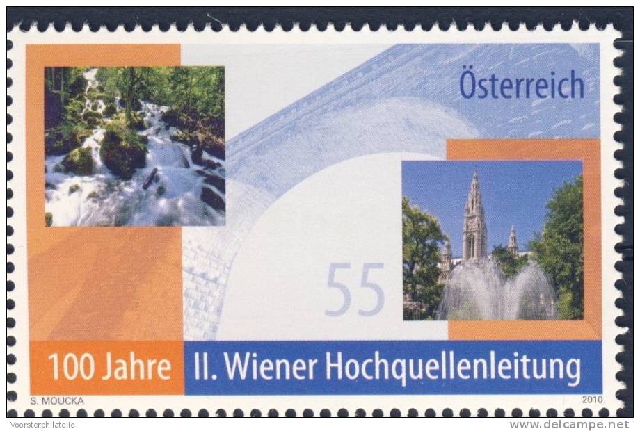 OOSTENRIJK ÖSTERREICH AUSTRIA AUTRICHE 2010 WIENER HOCHQUELLENLEITUNG VERY FINE MNH ** - Ungebraucht