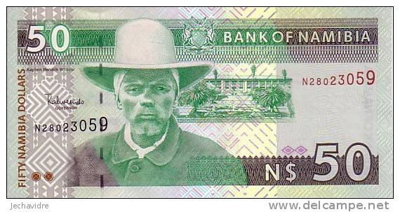 NAMIBIE   50 Dollars   Non Daté (2003)   Pick 8a  Signature 3    ***** BILLET  NEUF ***** - Namibie