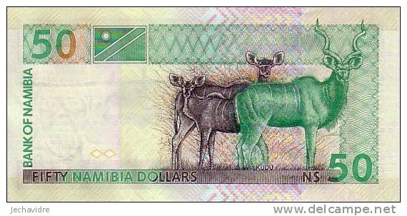 NAMIBIE   50 Dollars   Non Daté (2003)   Pick 8a  Signature 3    ***** BILLET  NEUF ***** - Namibie