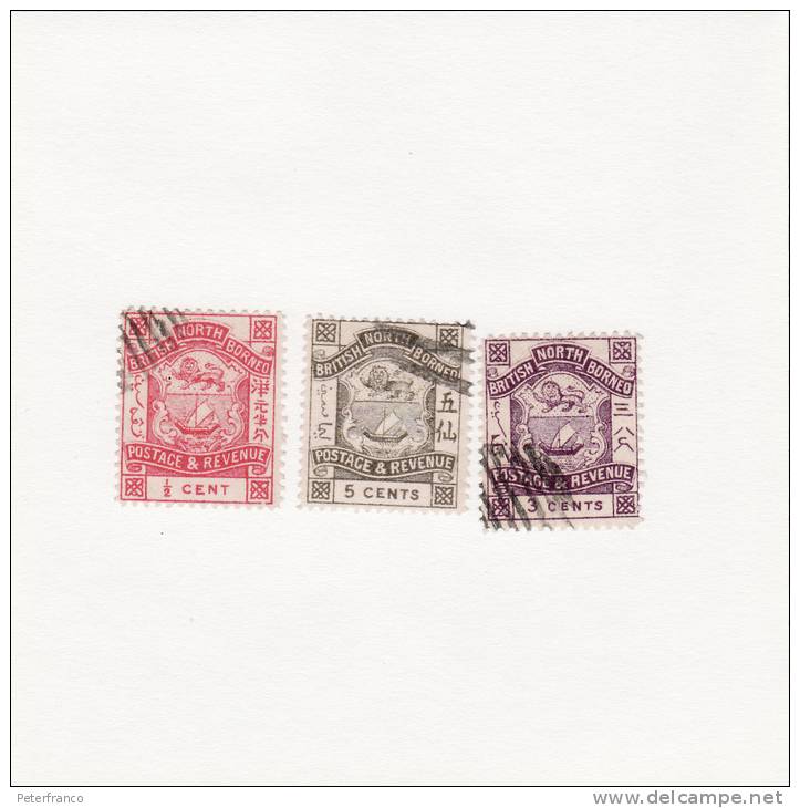 British North Borneo - Used - Noord Borneo (...-1963)