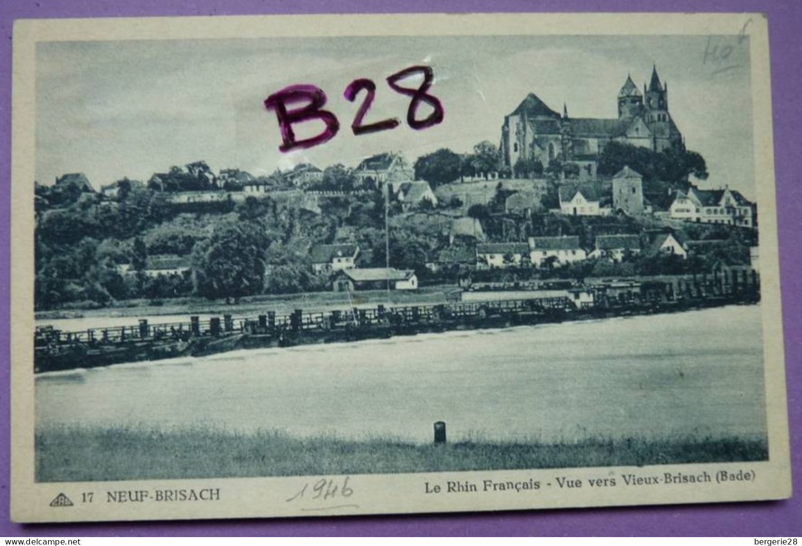 CPA 68 - Le Rhin Français - Vue Vers Vieux Brisach (Bade) - Neuf Brisach