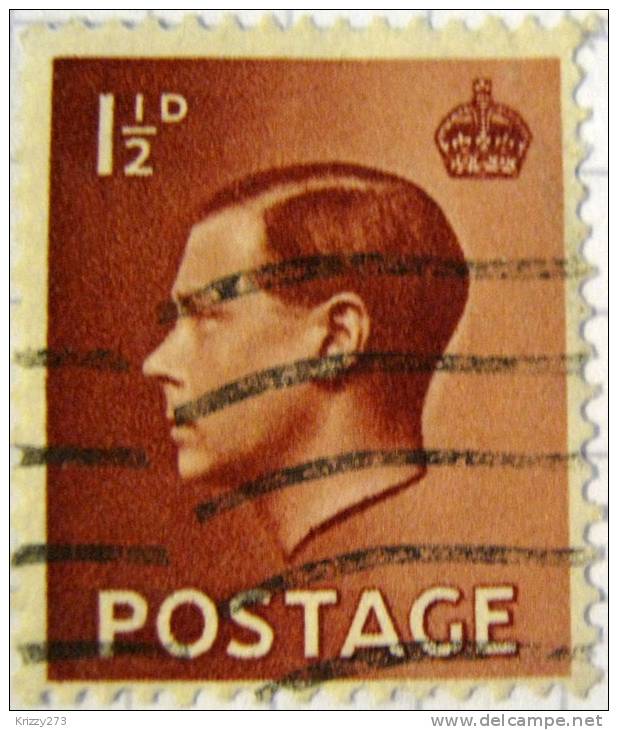 Great Britain 1936 King Edward VIII 1.5d - Used - Used Stamps