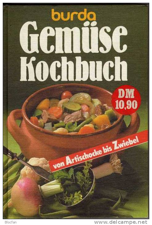 Gemüse Kochbuch Artischocke Bis Zwiebel Wie Neu 5€ Taschenbuch Kochbuchreihe Burda Mit Vielen Rezepten Für Genießer - Food & Drinks