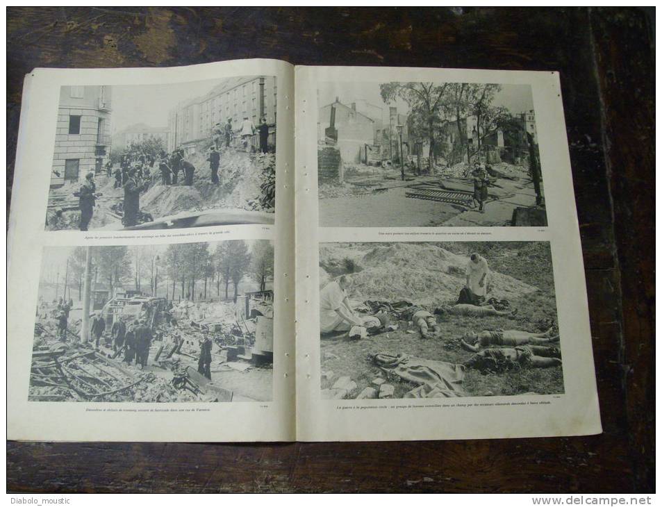 1939  L' armée britanique en France ;  VARSOVIE la tragédie ;  Navire anglais MAGDAPUR touché par une torpille ; A.O.F