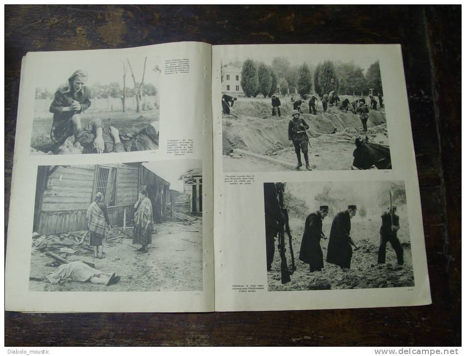 1939  L' armée britanique en France ;  VARSOVIE la tragédie ;  Navire anglais MAGDAPUR touché par une torpille ; A.O.F