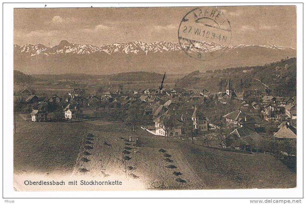 CH1146    OBERDIESSBACH : Mit Stockhornkette - Oberdiessbach